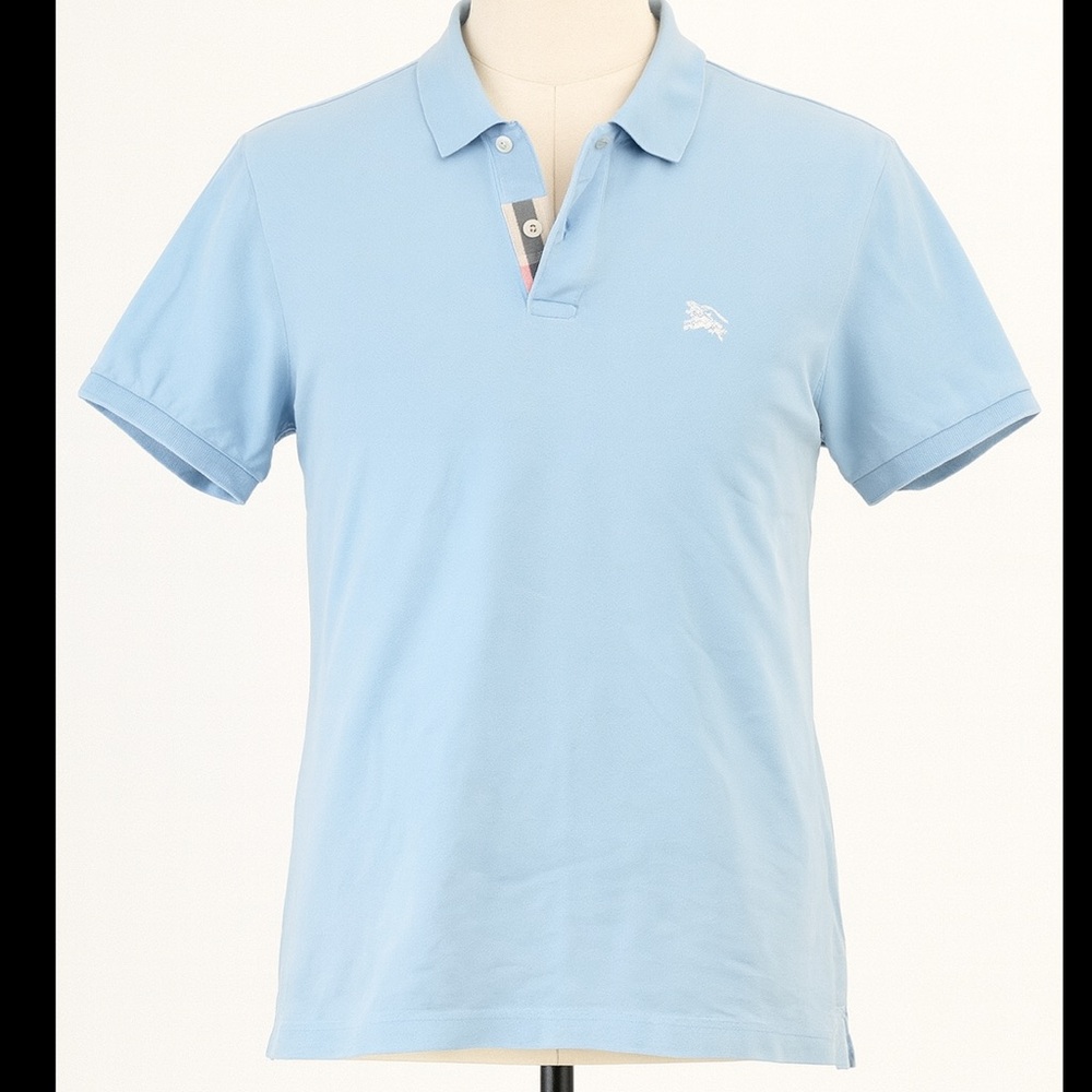 Burberry Light Blue Polo Shirt